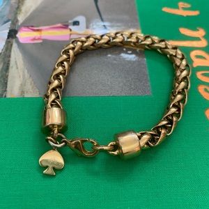 Kate Spade gold chain bracelet